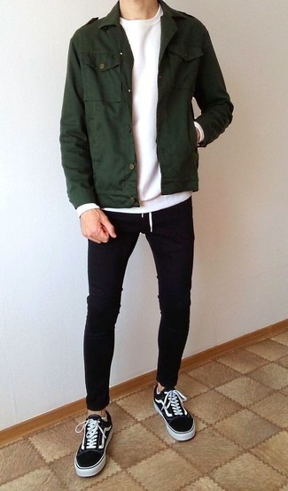 Welche niedrige Sneakers mit weißen Langarmshirt zu tragen – 94 Frühling Herren Outfits