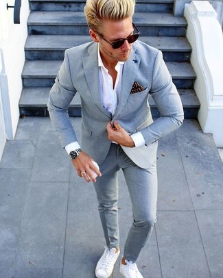 Welche Businesshemden mit weißer niedriger Sneakers zu tragen – 131 Elegante Herren Outfits