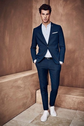 Welche Businesshemden mit weißer niedriger Sneakers zu tragen – 131 Elegante Herren Outfits