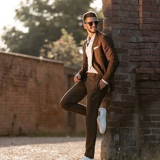 Welche Businesshemden mit weißer niedriger Sneakers zu tragen – 131 Elegante Herren Outfits