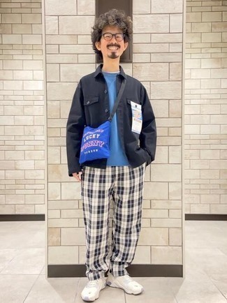 Weiße Chinohose mit Schottenmuster kombinieren – 10 Herren Outfits