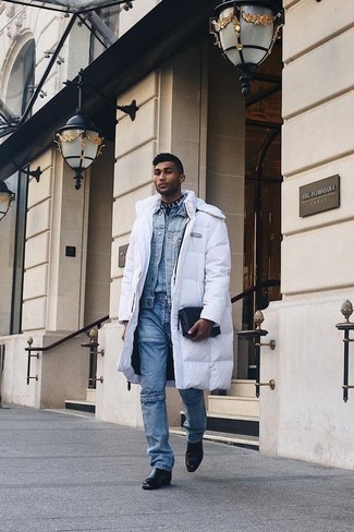 Weißen Daunenmantel kombinieren – 9 Herren Outfits