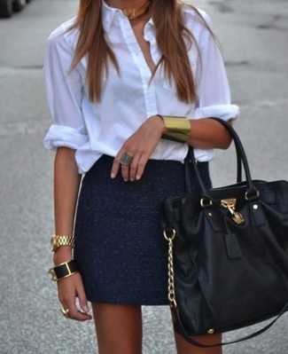 Weißen Ring kombinieren – 22 Smart-Casual Damen Outfits