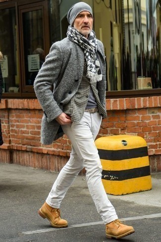Weißen Schal kombinieren – 10 Winter Herren Outfits