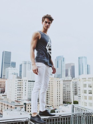 Weiße enge Jeans kombinieren – 229 Herren Outfits