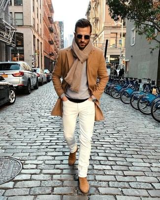 Weiße enge Jeans kombinieren – 229 Herren Outfits