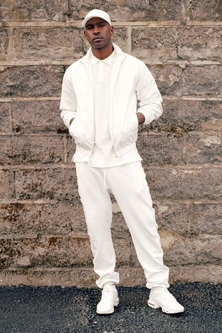 Weiße Jogginghose kombinieren – 25 Casual Frühling Herren Outfits