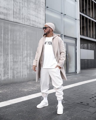 Weiße Jogginghose kombinieren – 9 Herbst Herren Outfits