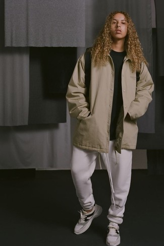20 Jährige: Weiße Jogginghose kombinieren – 14 Casual Frühling Herren Outfits