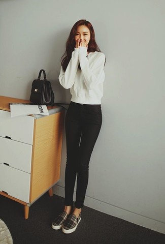 Weißes Sweatshirts kombinieren – 31 Damen Outfits