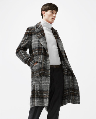 Welche Anzughosen mit weißen Rollkragenpullovers zu tragen – 83 Herren Outfits kalt Wetter