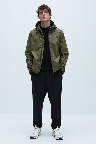 olivgrüne Windjacke von YOURTURN
