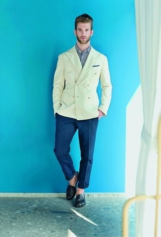 Gelbes Sakko kombinieren – 110 Herren Outfits