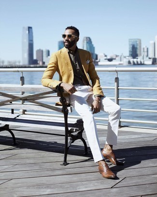 Gelbes Sakko kombinieren – 110 Herren Outfits