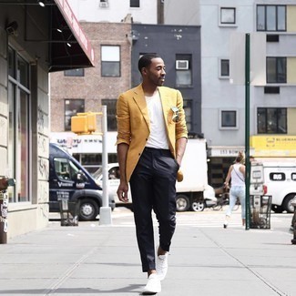 Gelbes Sakko kombinieren – 110 Herren Outfits