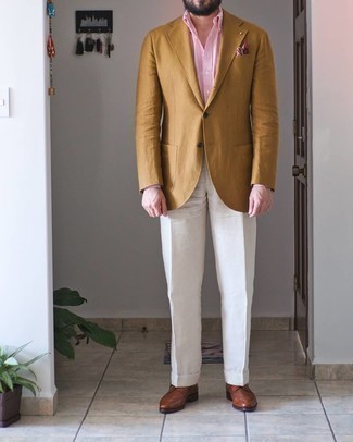Gelbes Sakko kombinieren – 110 Herren Outfits