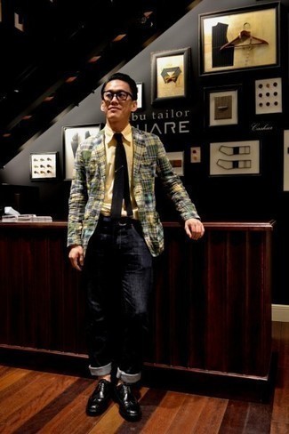 Welche Jeans mit gelben Businesshemdes zu tragen – 13 Herren Outfits