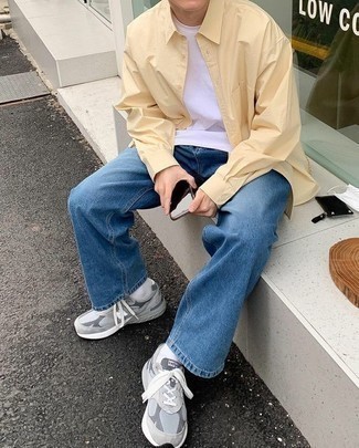 Gelbes Langarmhemd kombinieren – 247 Herren Outfits