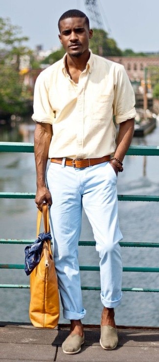 Gelbes Langarmhemd kombinieren – 247 Herren Outfits