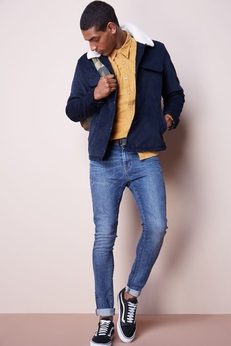 Gelbes Langarmhemd kombinieren – 247 Herren Outfits