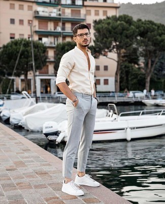 Gelbes Langarmhemd kombinieren – 247 Herren Outfits