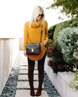 Gelben Oversize Pullover kombinieren – 18 Damen Outfits