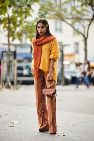Gelben Oversize Pullover kombinieren – 18 Damen Outfits