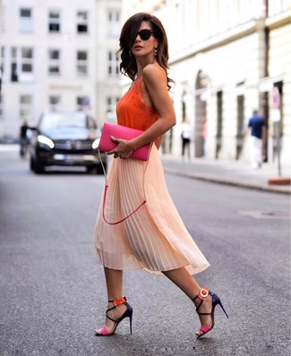 Gelben Midirock mit Falten kombinieren – 39 Damen Outfits