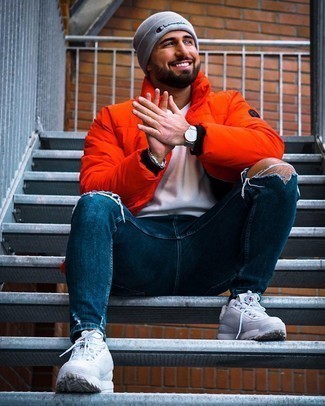 Gelbe Daunenjacke kombinieren – 18 Frühling Herren Outfits