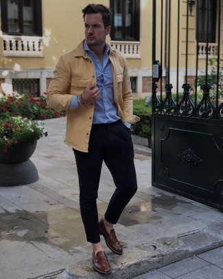 Gelbe Shirtjacke kombinieren – 103 Herren Outfits