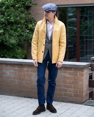 Gelbe Shirtjacke kombinieren – 103 Herren Outfits