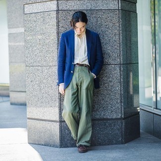 Gelbes vertikal gestreiftes Businesshemd kombinieren – 25 Herren Outfits
