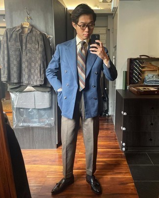 Gelbes vertikal gestreiftes Businesshemd kombinieren – 25 Herren Outfits
