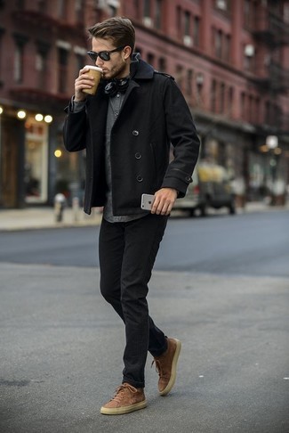 Wie Pullover mit einem Reißverschluß mit hoher Sneakers zu kombinieren – 32 Herren Outfits
