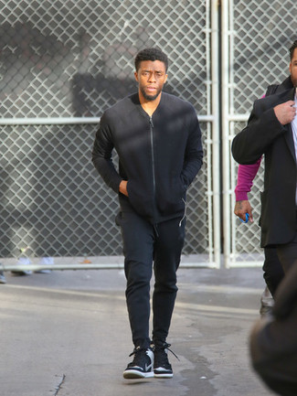 Wie Pullover mit einem Reißverschluß mit hoher Sneakers zu kombinieren – 32 Herren Outfits