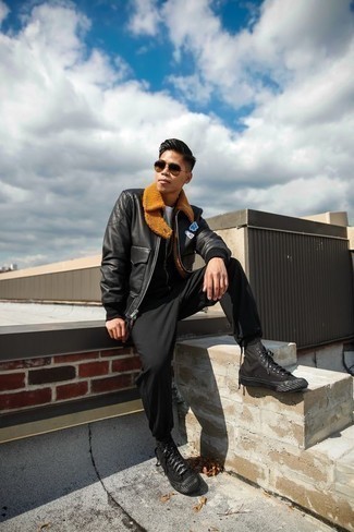Wie Pullover mit einem Reißverschluß mit hoher Sneakers zu kombinieren – 32 Herren Outfits