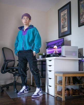 Wie Pullover mit einem Reißverschluß mit hoher Sneakers zu kombinieren – 32 Herren Outfits