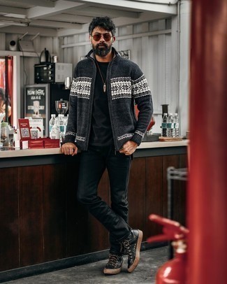 Wie Pullover mit einem Reißverschluß mit hoher Sneakers zu kombinieren – 32 Herren Outfits