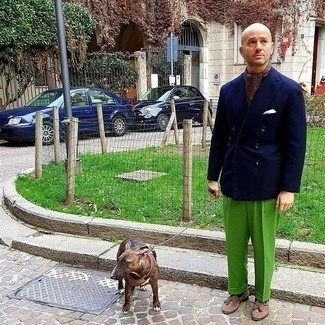 grüne Anzughose von Valentino