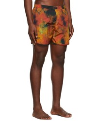 mehrfarbige Mit Batikmuster Badeshorts von True Tribe