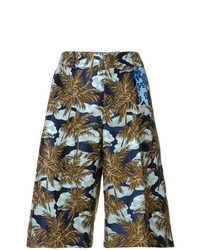 mehrfarbige bedruckte Bermuda-Shorts