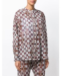 mehrfarbige bedruckte Bluse mit Knöpfen von Isabel Marant Etoile