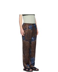 mehrfarbige bedruckte Chinohose von Dries Van Noten