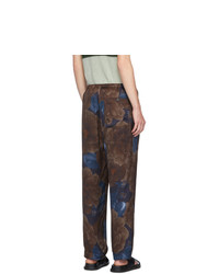 mehrfarbige bedruckte Chinohose von Dries Van Noten