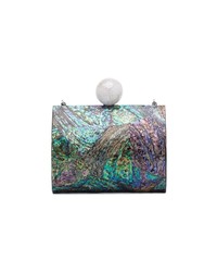 mehrfarbige bedruckte Clutch von Nathalie Trad