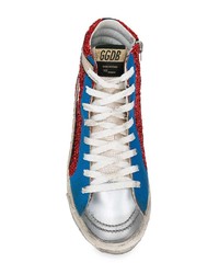 mehrfarbige bedruckte hohe Sneakers von Golden Goose Deluxe Brand