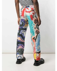 mehrfarbige bedruckte Jeans von Charles Jeffrey Loverboy