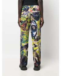 mehrfarbige bedruckte Jeans von Charles Jeffrey Loverboy