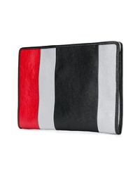 mehrfarbige bedruckte Leder Clutch Handtasche von Balenciaga