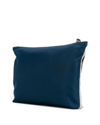 mehrfarbige bedruckte Leder Clutch Handtasche von Alexander McQueen